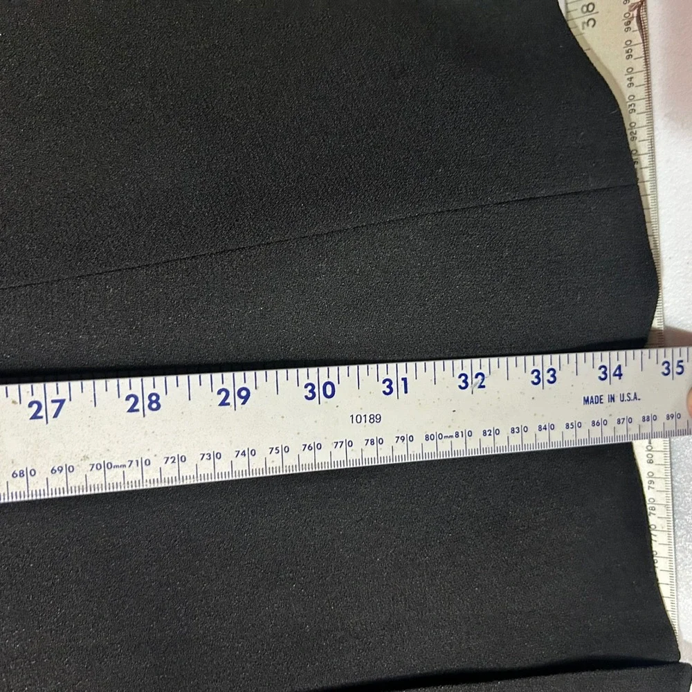 Zelda‎ Coat Vintage 90s Longline 12 Black Minimalist Dark Academia Evening